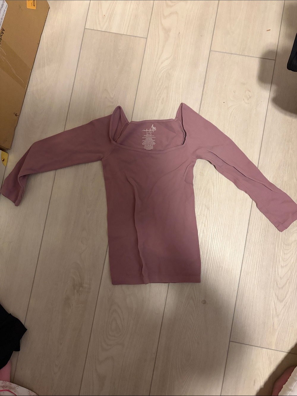 Dusty Rose Free People Fitted Top